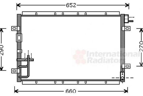 83005030 Van Wezel Конденсор кондиционера SORENTO ALL 02- (Van Wezel)