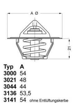 3021.92D50 WAHLER Термостат