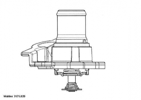 3171.82D WAHLER Термостат Iveco/Fiat