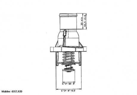 4357.92D WAHLER ТЕРМОСТАТ