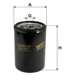 33358SE WIX FILTERS Фильтр топл. man (truck) 33358se/pp845/2 (пр-во wix-filtron)