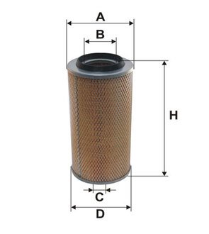 42169E WIX FILTERS Фильтр воздушный 42169e/am406 (пр-во wix-filtron ua)