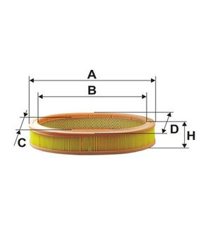 WA6005 WIX FILTERS Фильтр воздушный wa6005/ae277 (пр-во wix-filtron)