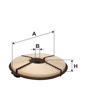 WA6047 WIX FILTERS Фільтр повітряний