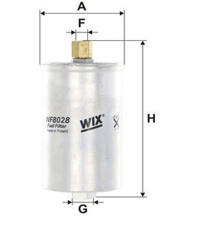 WF8028 WIX FILTERS Фильтр топл. audi wf8028/pp826 (пр-во wix-filtron)