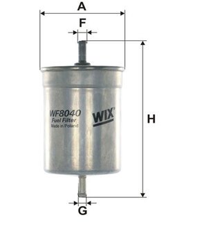 WF8040 WIX FILTERS Фильтр топл. bmw. peugeot, renault wf8040/pp836 (пр-во wix-filtron)