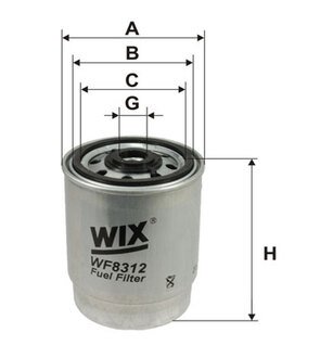 WF8312 WIX FILTERS Фільтр палива