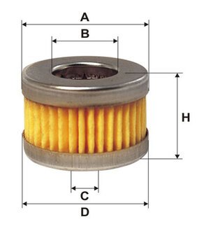 WF8342 WIX FILTERS Фильтр топл. газ. оборудование landi wf8342/pm999/2 (пр-во wix-filtron)