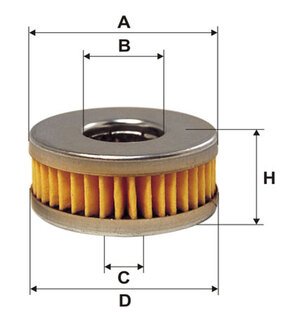 WF8345 WIX FILTERS Фильтр топл. газ. оборудование stefanelli wf8345/pm999/5 (пр-во wix-filtron)