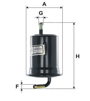 WF8422 WIX FILTERS Фильтр топл. wf8422/pm912/4 (пр-во wix-filtron)