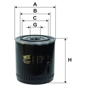 WL7223 WIX FILTERS Фильтр масляный двигателя й bentley, jaguar, rolls royce (пр-во wix-filtron)