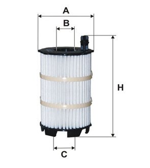 WL7468 WIX FILTERS Фильтр масляный двигателя й audi; vw (пр-во wix-filtron)