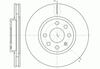 Тормозной диск перед. Combo 1.7DI/DTI 01- (вент.) (260x24) D6611.10