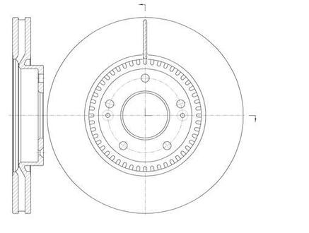 D6988.10 WOKING Тормозной диск перед. Sonata V/Tucson/i40/ix35/Optima/Sportage 04- (300x28)