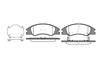 Тормозные колодки передние Hyundai Accent/Kia Rio 05- (mando) P10343.02