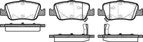 P12563.02 WOKING Колодки тормозные дисковые