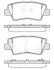 Тормозные колодки зад. Hyundai i30/i40 11-/Kia Cee\d 1.6-3.3 12- (akebono) P12623.52