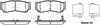 Колодки тормозные дисковые задние Hyundai H-1 cargo 2.5 08-,Hyundai H-1 travel 2 P1339302