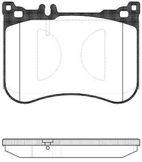 P1434300 WOKING Колодки тормозные дисковые передние Mercedes-benz S-class 2.1 13-,Mercedes-benz