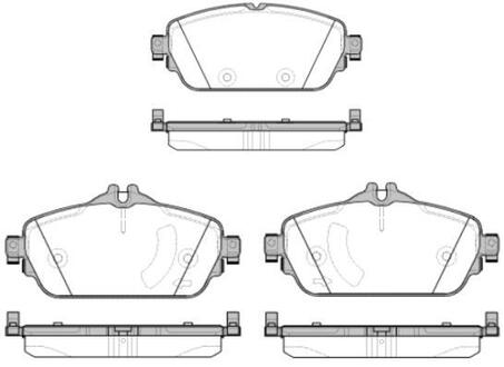 P14923.08 WOKING Колодки тормозные дисковые передние