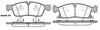 Колодки тормозные дисковые передние Jeep Grand cherokee iii 5.7 05-10,Jeep Grand P1530302