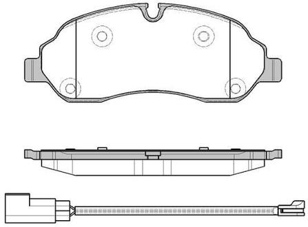 P17023.02 WOKING Тормозные колодки перед. Ford Transit 13- (Bosch)