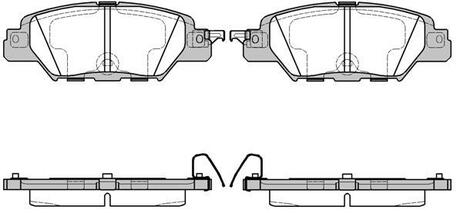 P17773.00 WOKING Тормозные колодки задние Mazda CX5 2.0-2.5 15-