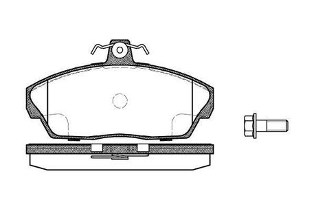 P2373.10 WOKING Тормозные колодки перед. 1.8-2.5 LAND ROVER 98-06