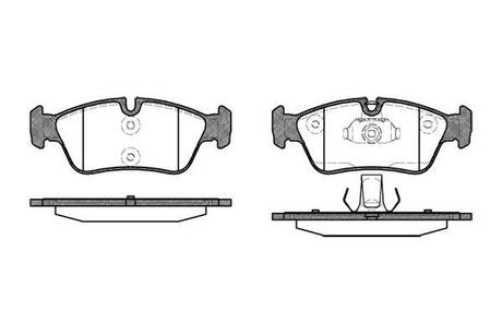 P2843.40 WOKING Колодки тормозные