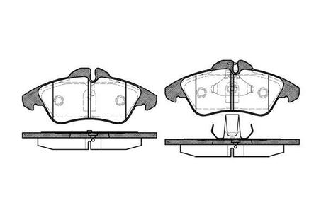 P4783.00 WOKING Колодки тормозные дисковые передние