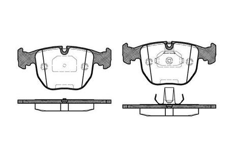 P4963.00 WOKING Тормозные колодки перед. BMW 5(E39)/7(E38) 96-04 (Teves)