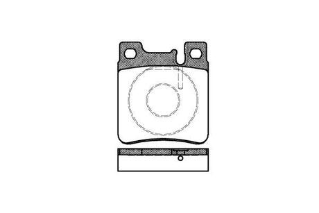 P507300 WOKING Колодки тормозные дисковые задние Mercedes-benz C-class (cl203) 3.0 01-11 (P5073