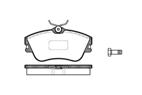 P5803.00 WOKING Колодки передние R15