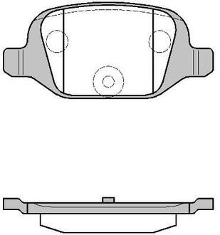 P627300 WOKING Колодки тормозные дисковые задние Citroen Nemo 1.4 08-,Citroen Nemo 1.4 09- (P62