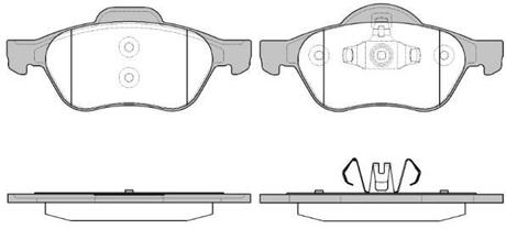 P8623.40 WOKING Тормозные колодки перед. Renault Megane/Scenic/Clio 02- (ATE)