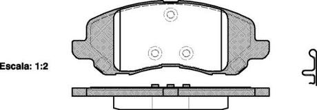 P904320 WOKING Колодки тормозные дисковые Mitsubishi ASX 10> / Dodge Caliber Avenger / перед (P