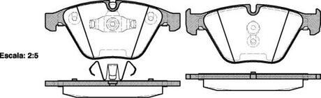 P9573.10 WOKING Тормозные колодки перед. BMW 3 (E90)/5 (E60)/7 (E65) 02-13 (ATE)