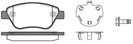 P9583.30 WOKING Колодки тормозные