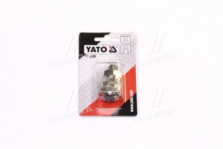 YT-2390 YATO Быстросъемная муфта с наруж. резьбой o = 1/4 "(про-во yato )