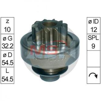 ZN1607 ZEN Бендикс стартера