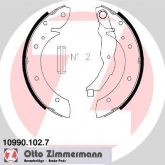 10990.102.7 ZIMMERMANN Комплект тормозных колодок