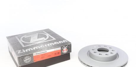 600323320 ZIMMERMANN Гальмiвний диск пер VW Golf V 03-/Caddy 04-
