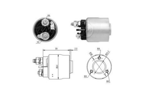 ZM1493 ZM Втягивающее реле стартера