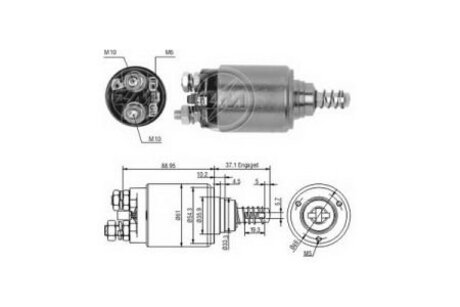 ZM645 ZM Втягивающее реле стартера